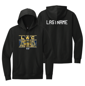 Lions Wrestling Club Black Heat Press Screen Printed Hoodie