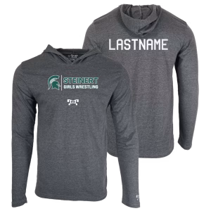 Steinert High School girls Custom Heat Press Long Sleeve Hoodie T-Shirt