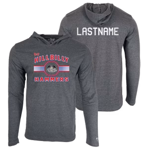 Hillbilly Hammers Custom Heat Press Long Sleeve Hoodie T-Shirt