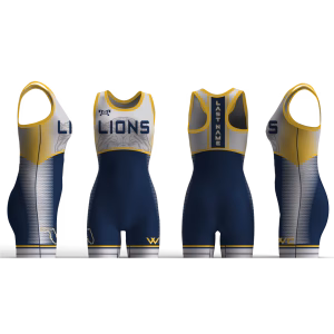 Lions Wrestling Club Women's Racerback Singlet