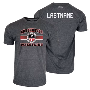 Roughhouse Wrestling Custom Heat Press Short Sleeve T-Shirt