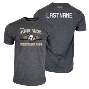 Nova Wrestling Club Custom Heat Press Short Sleeve T-Shirt