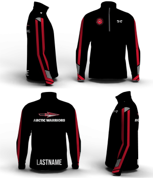Arctic Warriors 2026 Men's Mid-Weight Custom Quarter Zip