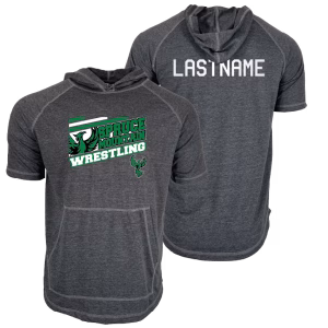 Spruce Mountain Custom Heat Press Short Sleeve Hoodie T-Shirt