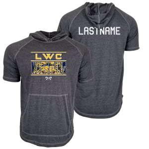 Lions Wrestling Club Custom Heat Press Short Sleeve Hoodie T-Shirt