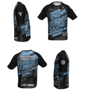 Top Dawg Wrestling Loose Short Sleeve Dri-Fit