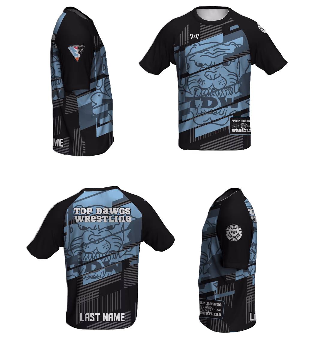 Top Dawg Wrestling Loose Short Sleeve Dri-Fit