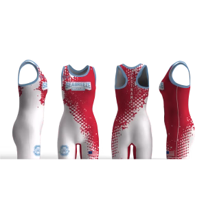 SEabreeze Women's white & red Racerback Singlet 2026