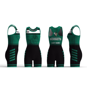 Wellsboro GIRLS Wrestling green Women's Racerback Singlet